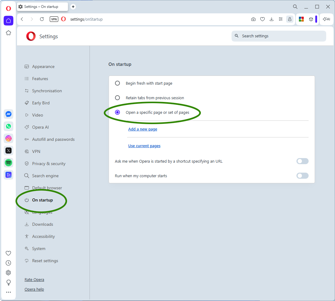 Set Kadaza to open when Chrome starts